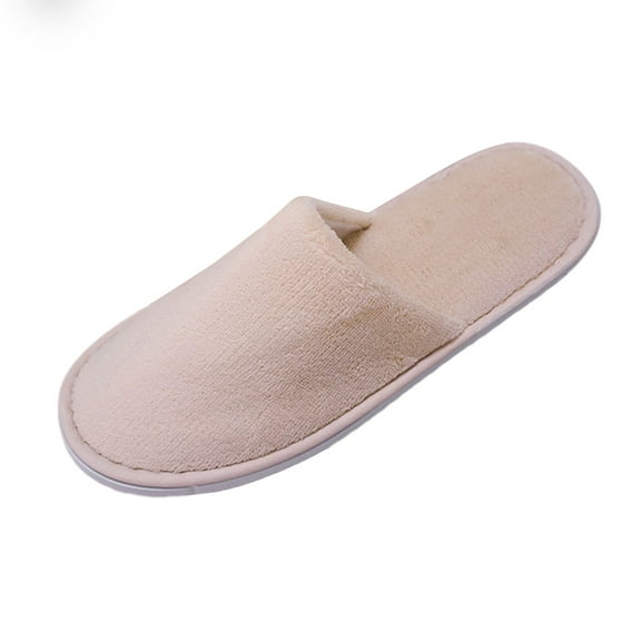 BallsFHK Spa Slippers, Non-slip Disposable Guest Slippers, Washable And Reusable, Can Be Used As Men's And Women's, Home, Indoor, Bathroom, Hotel, Slippers