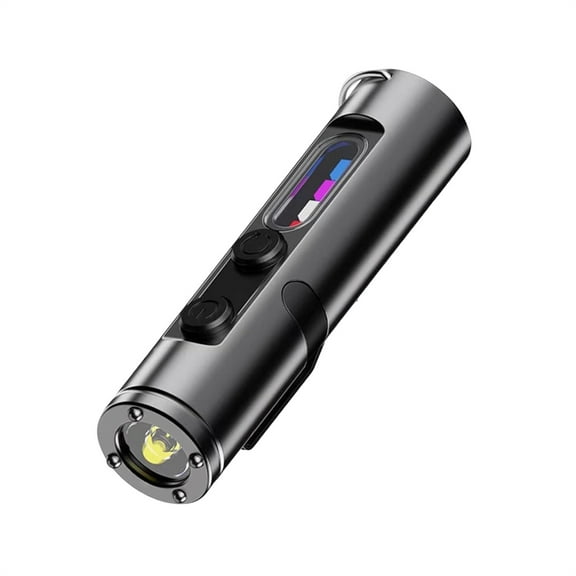 BallsFHK The Ultimate Everyday Micro Tool, Rechargeable LED Magnetic Super Bright Flashlight With Hat Clip, High Lumens, Waterproof, 3 Brightness, Multitool - G
