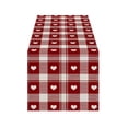 thumbnail image 1 of BallsFHK Valentine's Day Table Flag Red Love Home Decoration Table Flag Tablecloth, 1 of 2