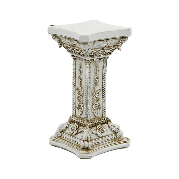 BallsFHK Vintage European Roman Column Ornament Display Stand Base Nostalgic Photography Props Sculpture Garden Decoration Ornament