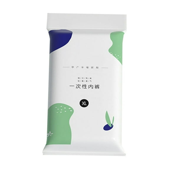 BallsFHK Women's Disposable Underwear, 5 Pack Cotton Women's Briefs Travel/Emergency