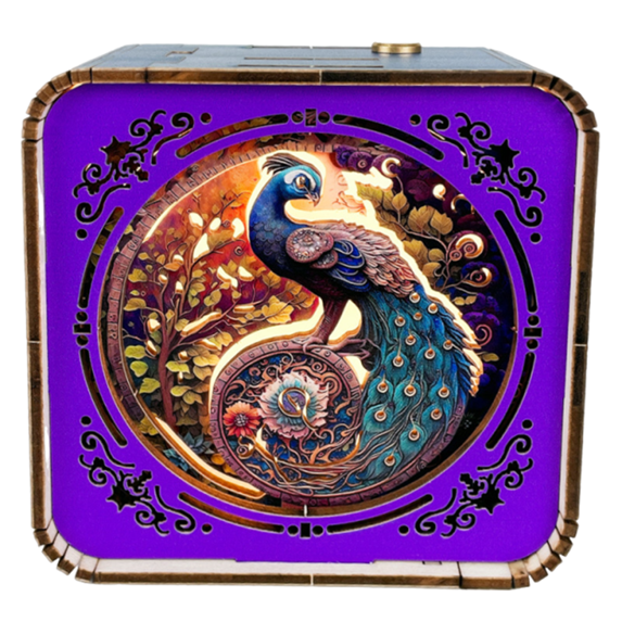 BallsFHK Wooden Puzzles 3D Nightlight (Dinosaur World) DIY Crafts For Adults 3D Wooden Puzzles Night Light For Family And Friends