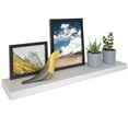 thumbnail image 1 of Ballucci 36" Floating Shelf, Wall Ledge with Invisible Bracket, 8" Deep, White, 1 of 8