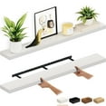 thumbnail image 1 of Ballucci 55" Floating Shelves for Wall, 2-Pack with Invisible Brackets, 6" Deep, Black, 1 of 1