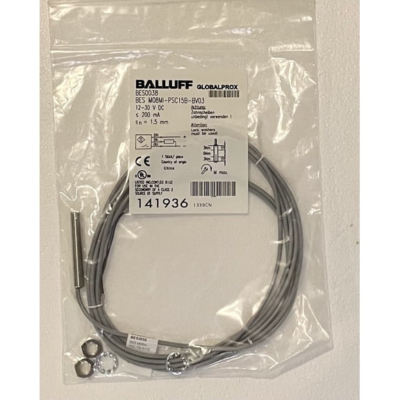 Balluff BES0038 BES M08MI-PSC15B-BV03 Proximity Sensor