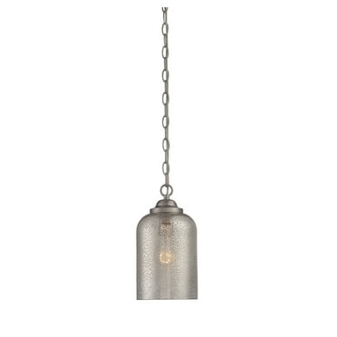 Bally 1-Light Pendant in Satin Nickel
