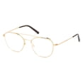 thumbnail image 1 of Bally BY5005-D Full Rim Oval Shiny Endura Gold/Shiny Classic Dark Havana Eyeglasses, 1 of 5