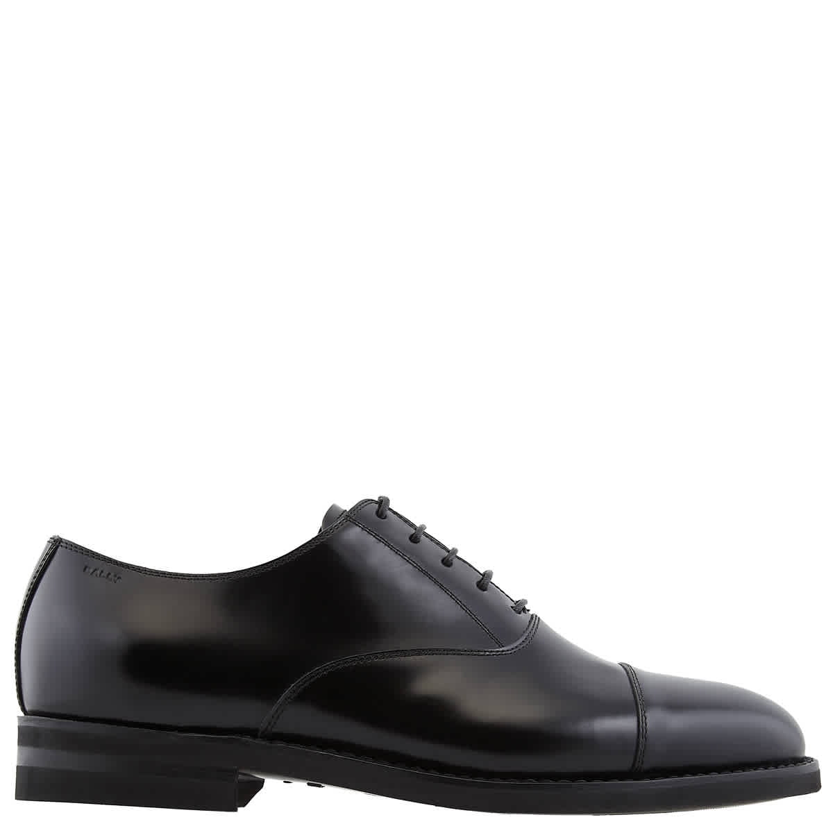 Bally Black Leather Oxford Shoes, Size 5 E US Size 6D  display picture 1