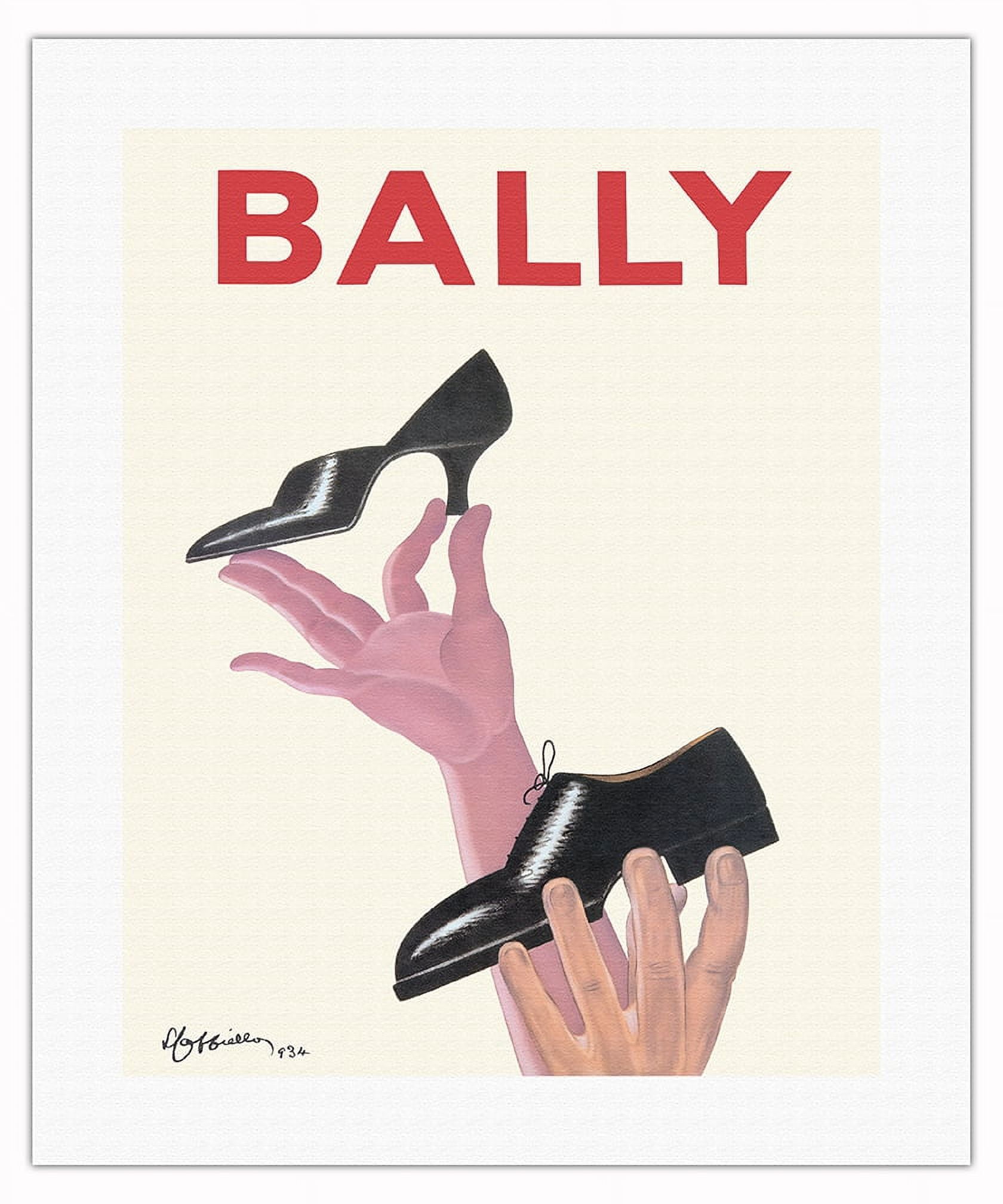 Bally Brand Shoes - Vintage Advertising Poster by Leonetto