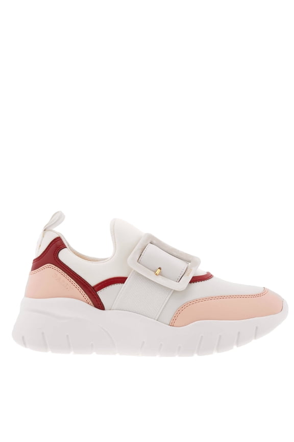 Brinelle Janelle Buckle Low-Top Sneakers, Brand Size 40 ( US Size 9.5 )