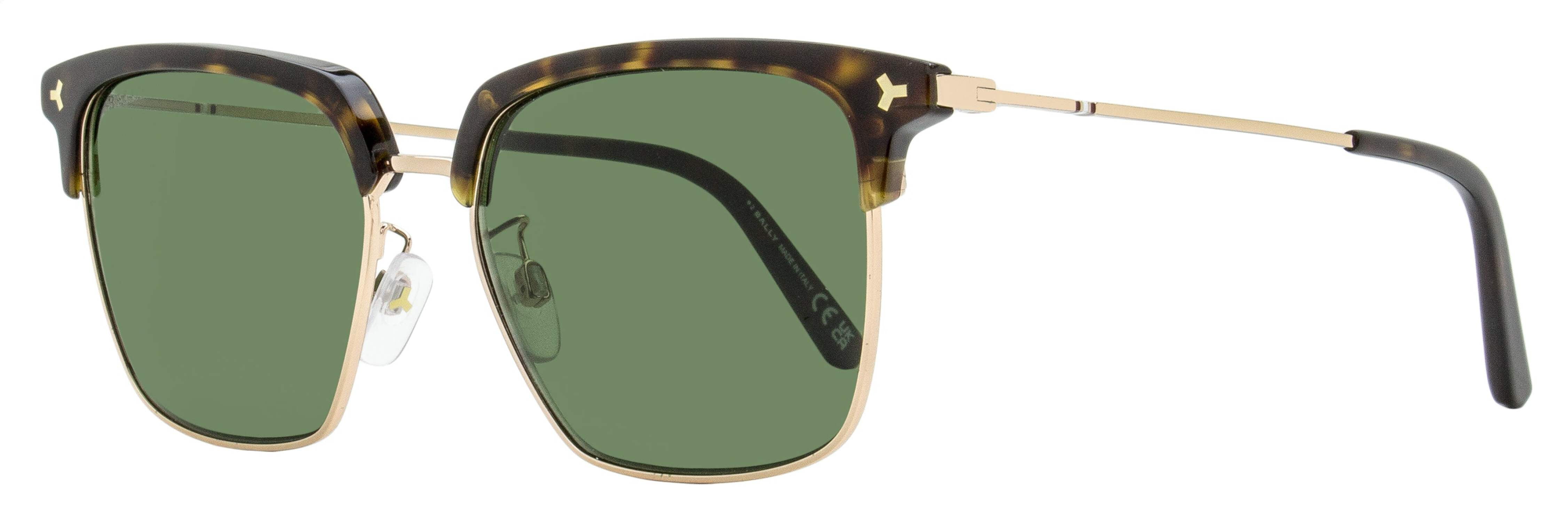 Bally Browline Sunglasses BY0090D 52N Gold/Havana 55mm 