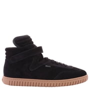 Bally Calf Suede Sneaker Black Men's
