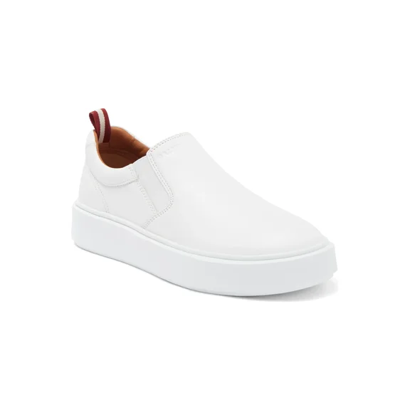 Bally Charles 6240397 Men's White Lamb Leather Sneakers MSRP $570 (11.5)