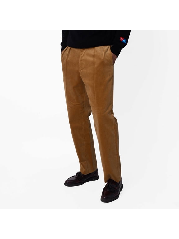 Corduroy Cotton Tailored Pants, Brand Size 48 ( Waist Size 32" )