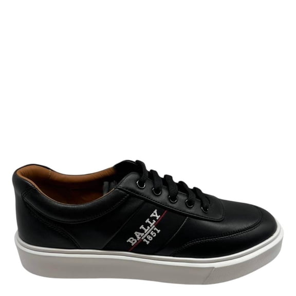 Bally Cordy Leather Low-Top Sneakers, Brand Size 40.5 ( US Size 7.5 )
