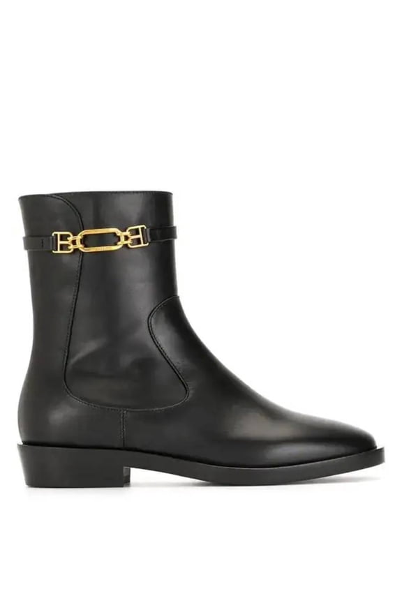Darcie Dema Leather Ankle Boots, Brand Size 36 ( US Size 5.5 )