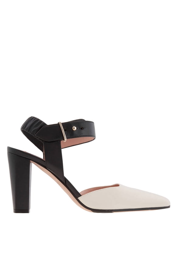 Deva 85 Leather Sling Pumps, Brand Size 38.5 ( US Size 8 )