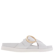 Bally Elida Leather Slide Sandals, Brand Size 35  US Size 4.5