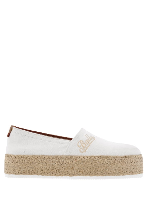 Felly Logo Cotton Espadrilles, Brand Size 37 ( US Size 6.5 )