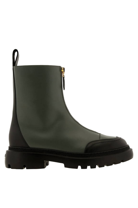 Giuli Leather Zipped Ankle Boots, Brand Size 36 ( US Size 5.5 )
