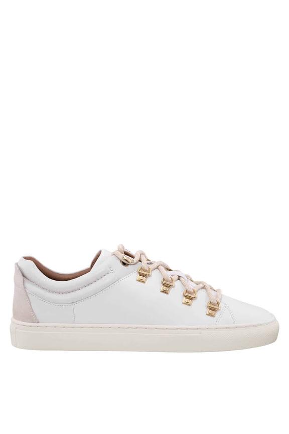 Heidy White Calfskin Low-top Sneakers, Brand Size 36 ( US Size 5.5 )