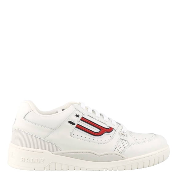 Bally Kuba-T Leather Low-Top Sneakers, Brand Size 6 ( US Size 7 )