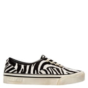 Bally Lyder Zebra Print Hair Calf Sneakers, Brand Size 39  US Size 6
