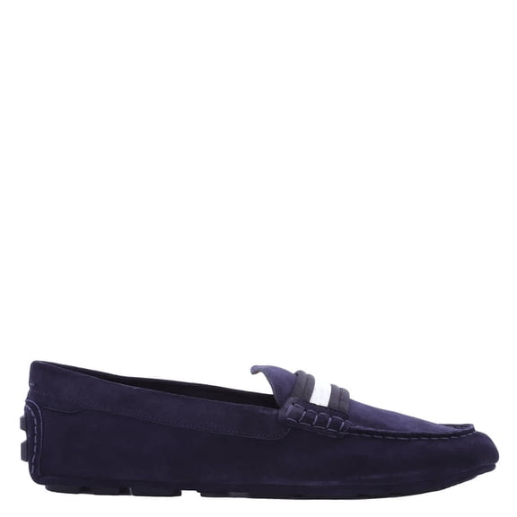Bally Men's Midnight Kansan-U Calf Suede Driving Shoes, Brand Size 11 ( US Size 12 )