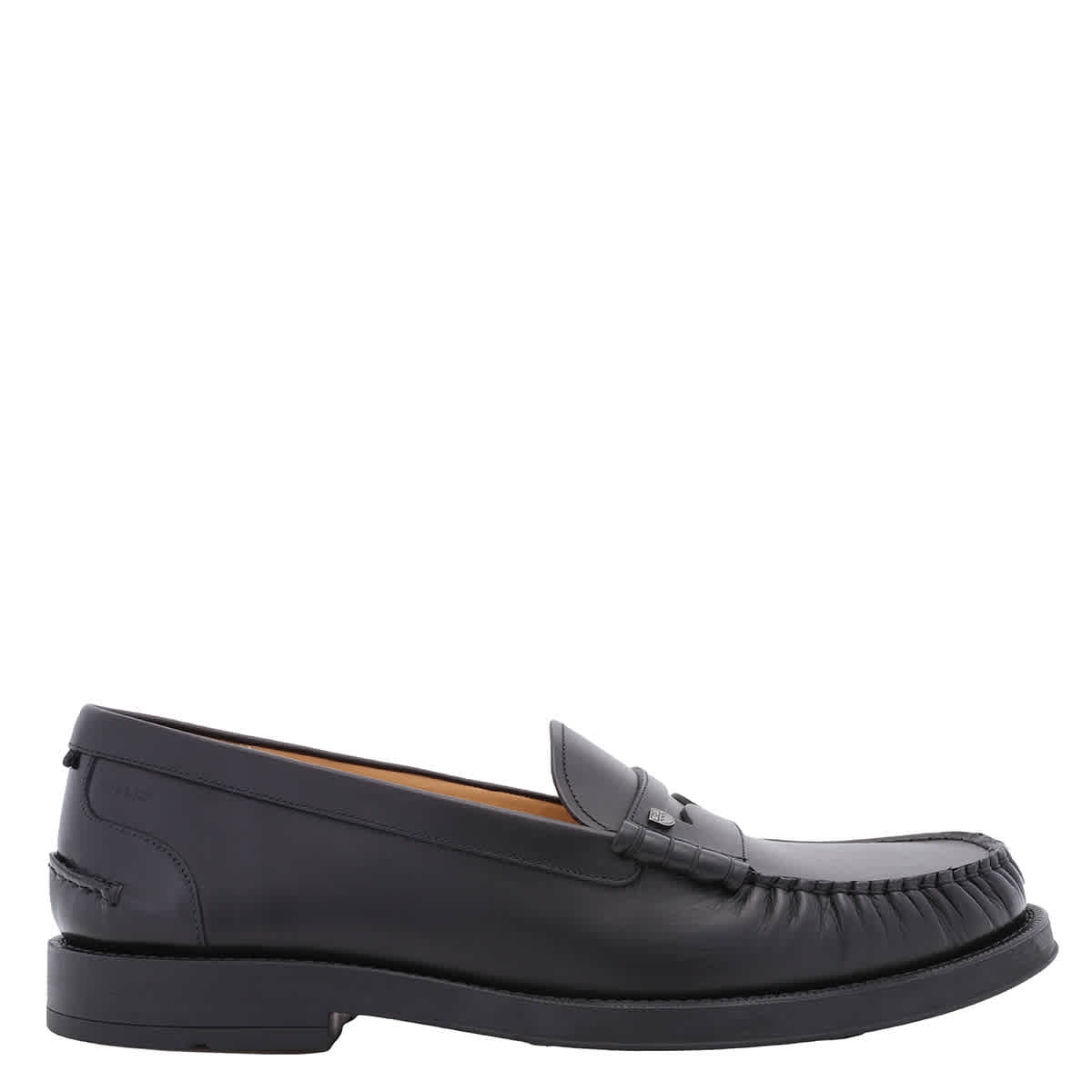Bally Men s Roody Black Calf Leather Moccasins Brand Size 6 US Size 7 Walmart