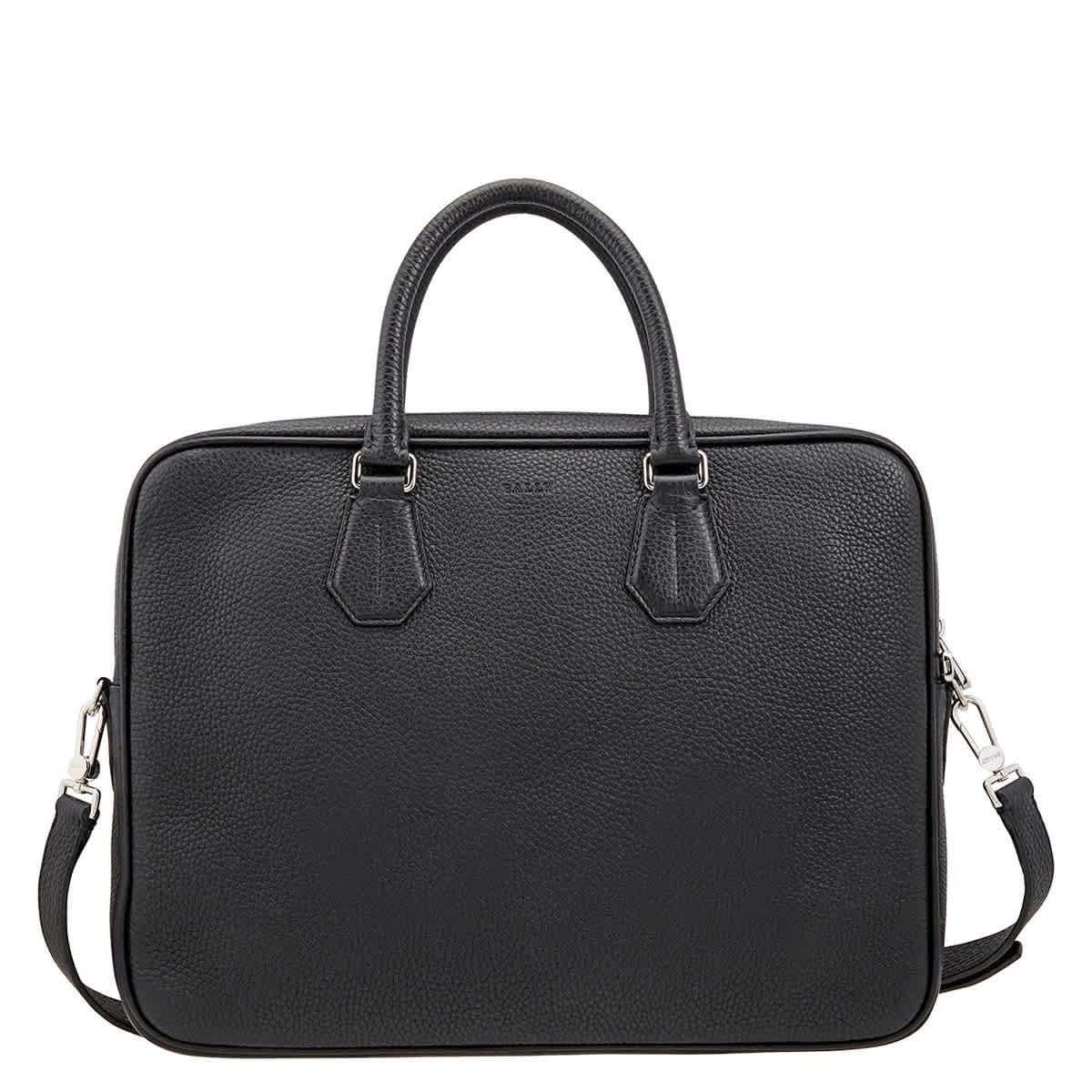 Buy Bally Staz Leather Business Bag Black at Ubuy Ethiopia