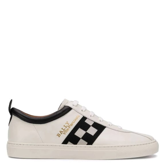 Bally Men's Vita-parcours Lamb Leather Low-top Sneakers, Brand Size 9