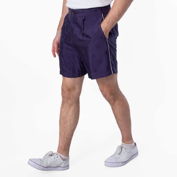 Bally Monogram Jacquard Shorts, Size Large