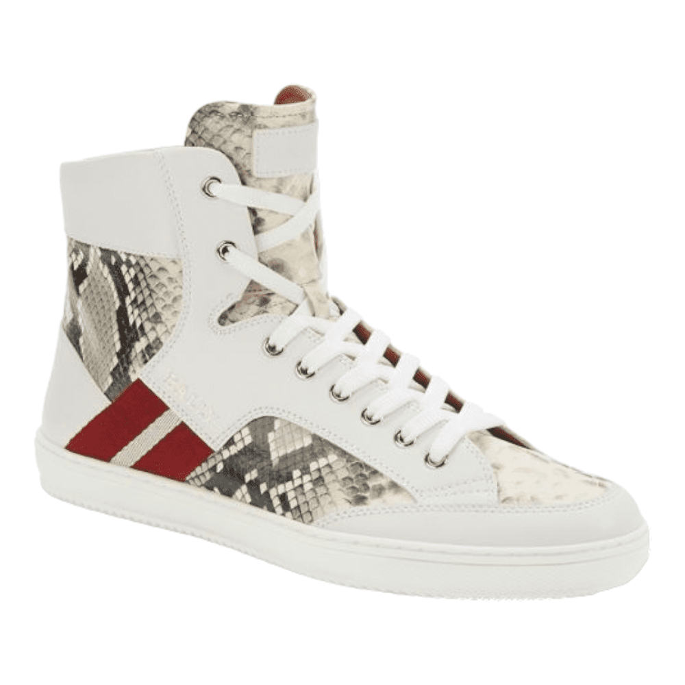 Bally Frenz Men's 6230488 White Leather Sneakers MSRP $535