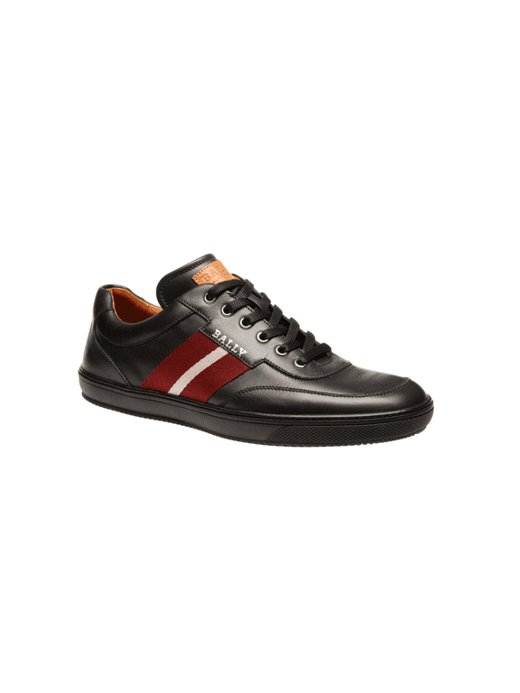 Oriano Men's 6240312 Black Leather Sneaker MSRP $560 NEW (10)