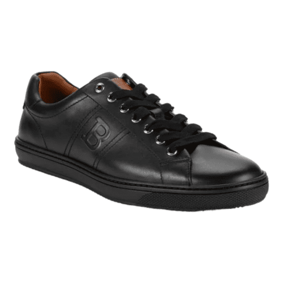 Bally Orivel Men's 6240301 Black Leather Sneaker MSRP $570