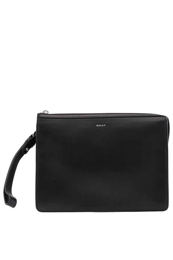 PM - Clutch In Black Leather