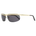 thumbnail image 1 of Bally Shark Rimless Sunglasses BY0111 32A Gold/Havana 68mm, 1 of 3