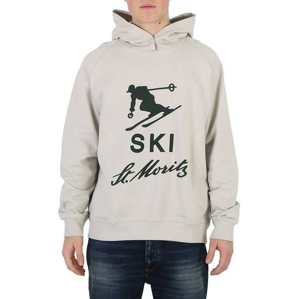 Bally Gray Printed Hoodie