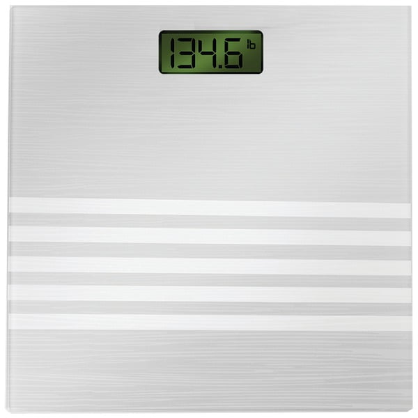 Bally Total Fitness Digital Bathroom Scale Glass, 400lb Capacity