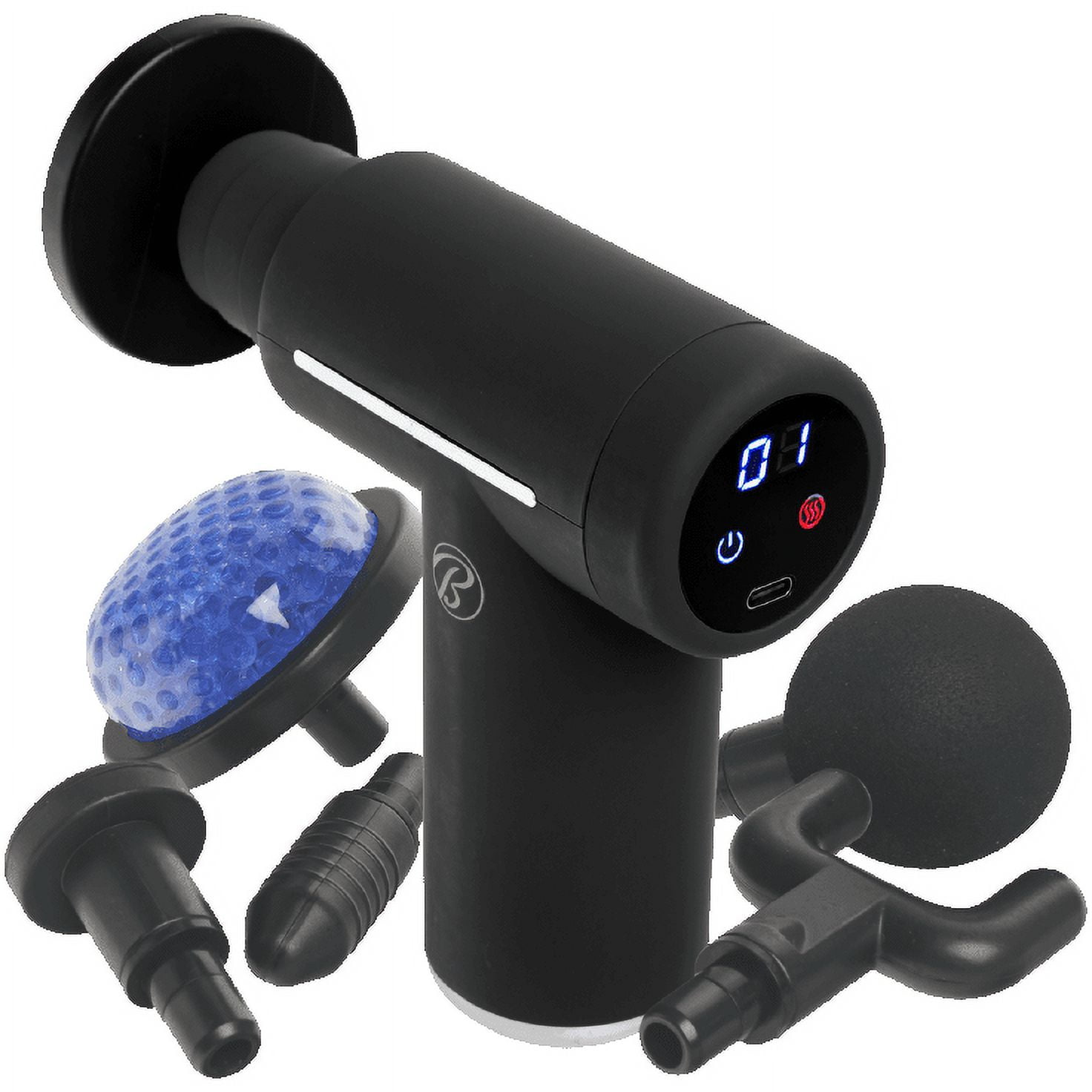 Bally Total Fitness Premier Cordless Ultimate Hot and Cold Recovery Massage Gun