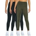 thumbnail image 1 of Bally Total Fitness Women's Standard 3 Pack High Rise Legging, 1 of 7