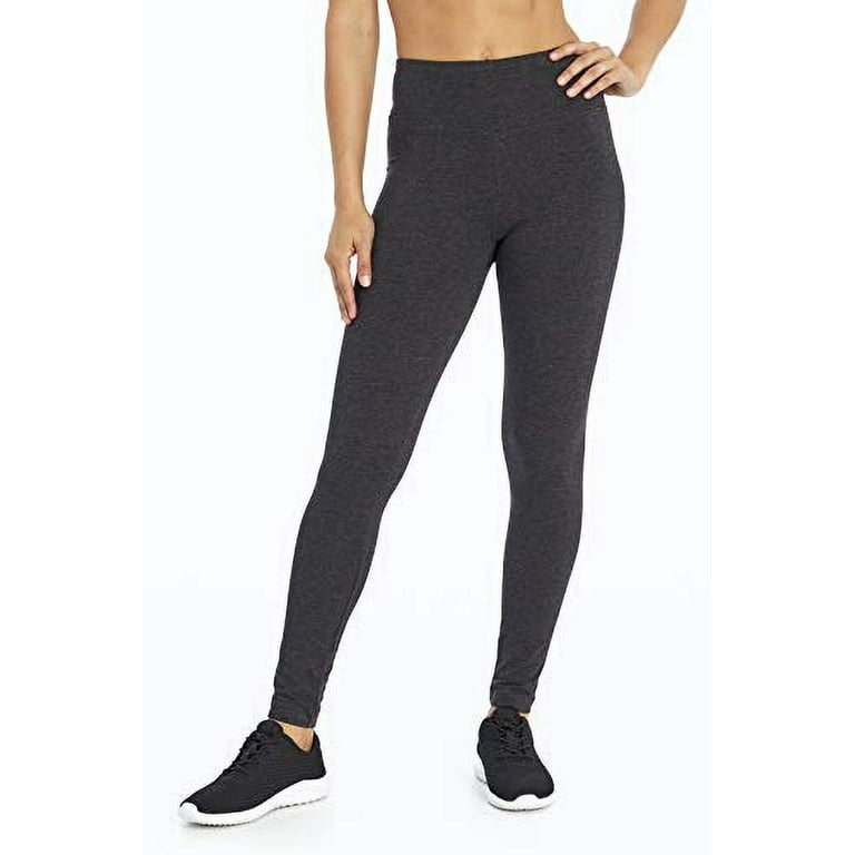 Bally Total Fitness Women???s The Legend Legging, Heather Charcoal