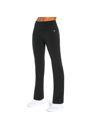 Total Gym Bally Women's High Rise Bootcut Yoga Pants Tummy