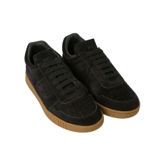 Bally Weky Men's 6303320 Black Suede Sneakers MSRP $620 (8)