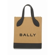 Bally Women's Structured Bag With Prominent Logo Neutrals