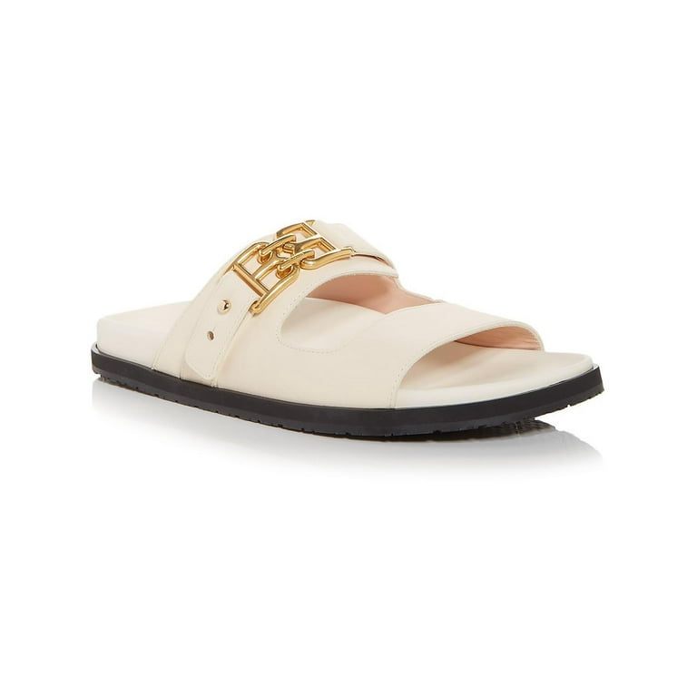 Bally Women s Emma Leather Slide Sandals Summer Shoes Dressy Slip On Made in Italy Walmart
