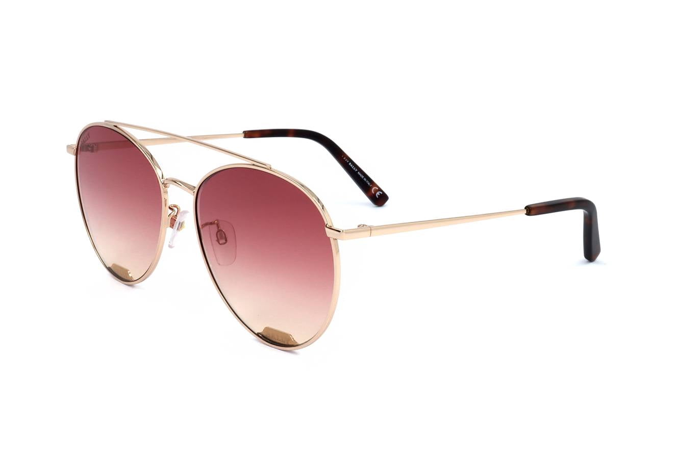 Bally Pink Aviator Sunglasses Amazon.com: Classic Aviator Style Pink Gradient Lens  main image 3