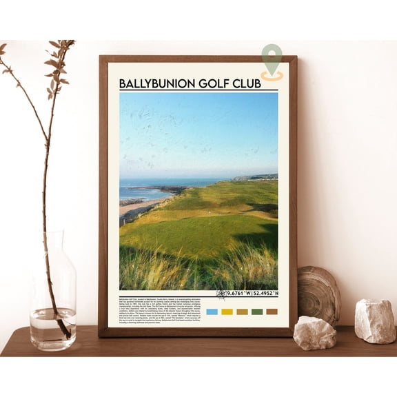 Ballybunion Golf Club Print, Ballybunion Golf Club Poster, Ballybunion Golf Club Wall Art, Ballybunion Golf Club Travel, Ballybunion Golf Wall Art, Modern Wall Decor, 8x12 UNFRAMED