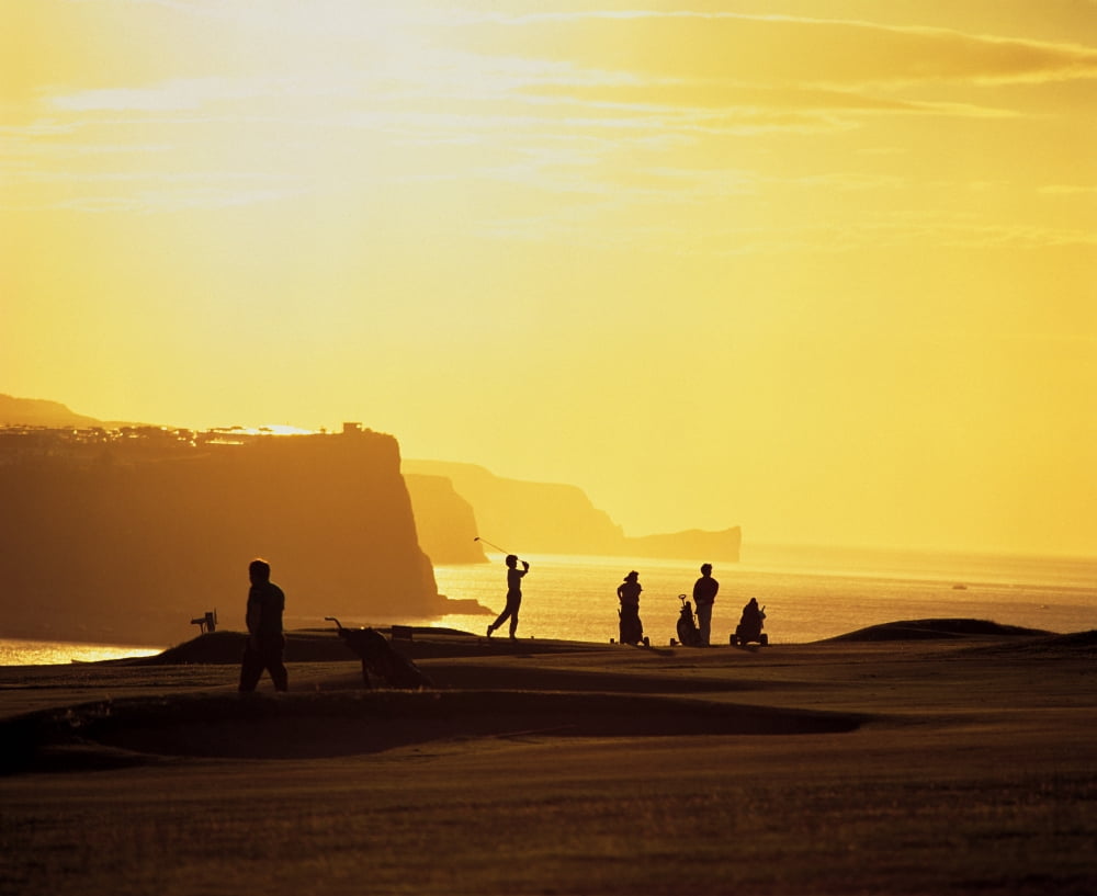 Ballycastle Golf Club Co Antrim Ireland Canvas Art - The Irish Image Collection Design Pics (34 x 28)