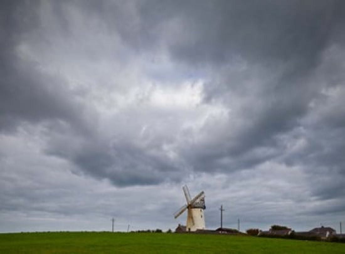 Ballycopeland Windmill built circa 1800 and still working Millsile County Down Ireland Canvas Art - Panoramic Images (17 x 12)